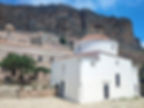 Panagia Chrysafitissa Church in Monemvasia, Greece.
