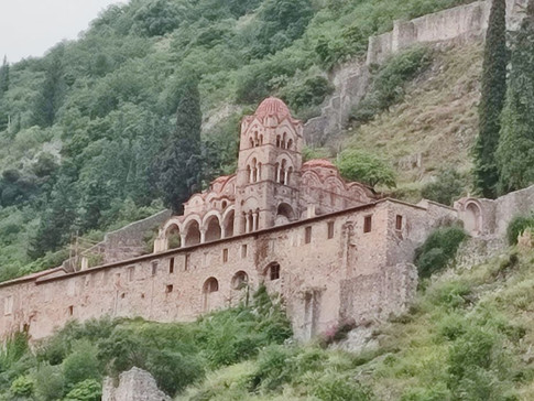 The Pantanasssa Monastery at Mystras, Greece.