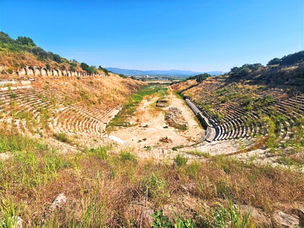 The ancient stadium at Magnesia in Turkey