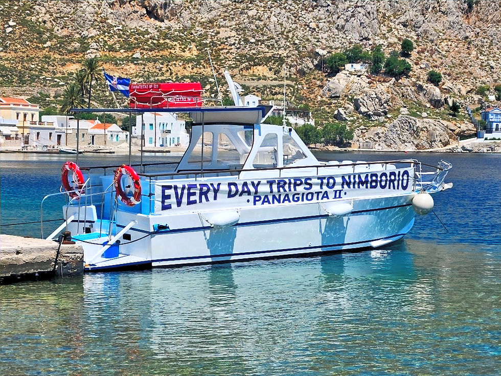 Water taxi to Nimborio