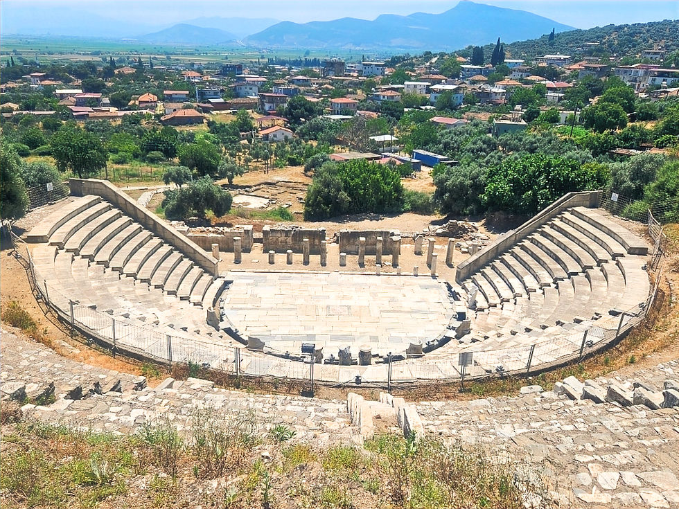 The theatre at the archeological site of Metropolis