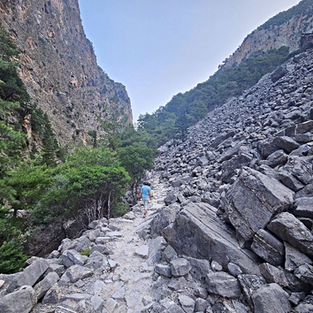 Samaria Gorge in Crete