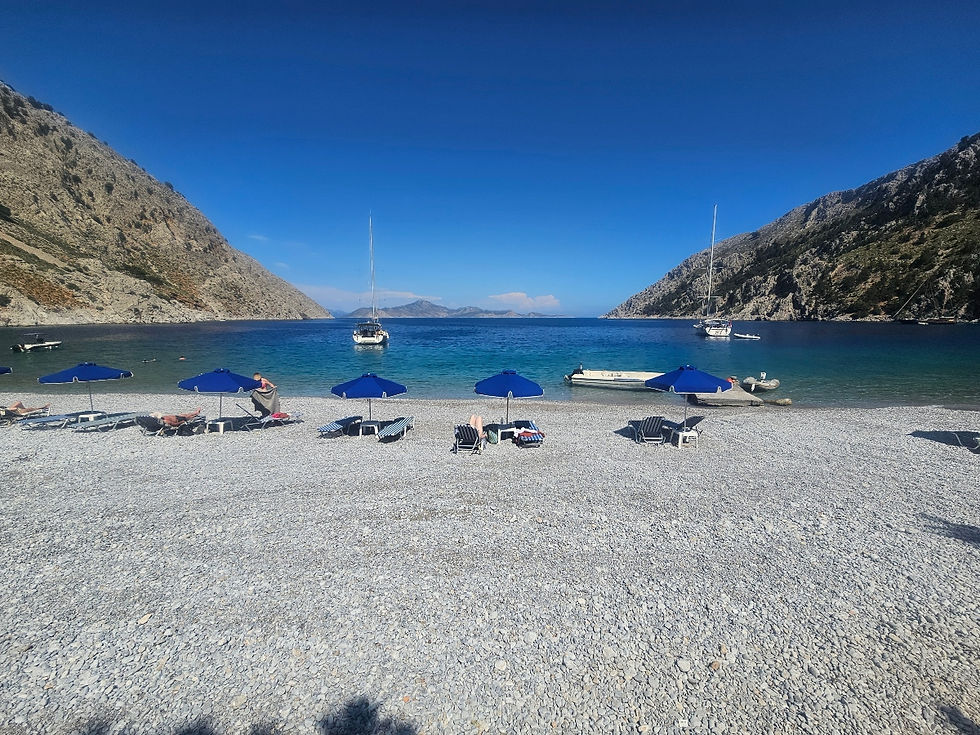 Nanou beach on Symi