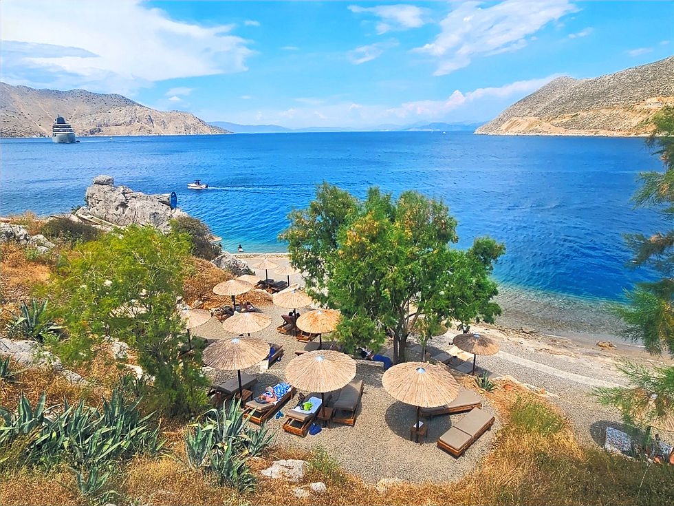 Nos beach near Symi Town