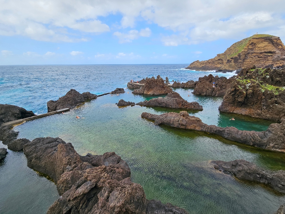 Public Swimming Area in Porto Moniz, Madeira.