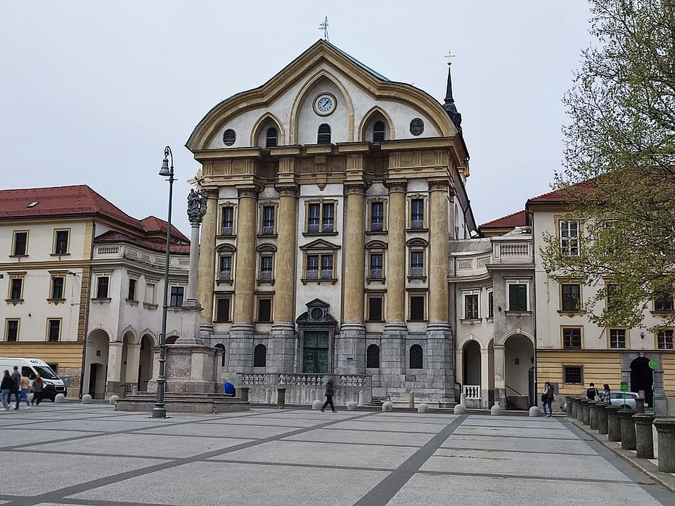 Historic building at Ljubljana, Slovenia