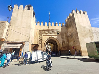 Bab Sammarine in Fes Jdid, Morocco.
