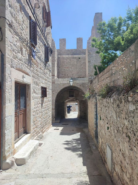 Street in Hvar Town, Croatia