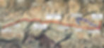 A map of the Sham Valley trek in Ladakh.