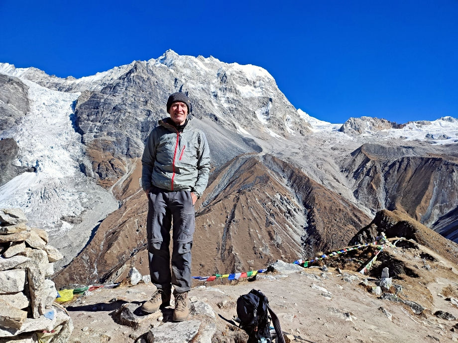 The Upper Summit of Kyanjin Ri. The hike up Kyanjin Ri is one of several excellent day hikes while on the Langtang trek.