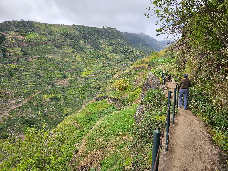 The start on Levada do Moinho hike in Madeira.
