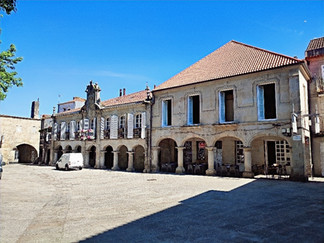 Pazo de Mugartegui in the Plaza of La Pedreira, Pontevedra, Spain.