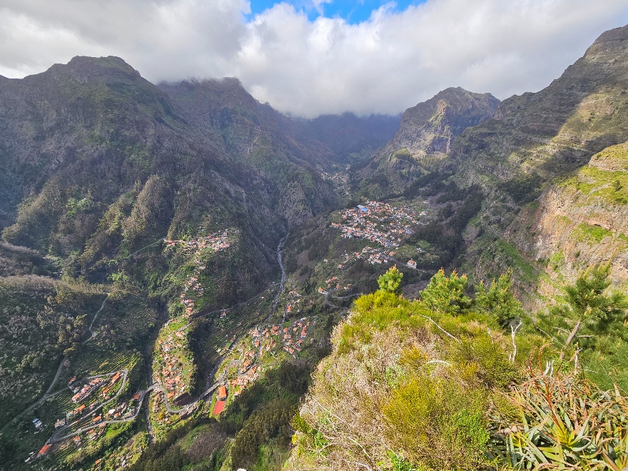 View from  Eira do Serrado in Madeira.