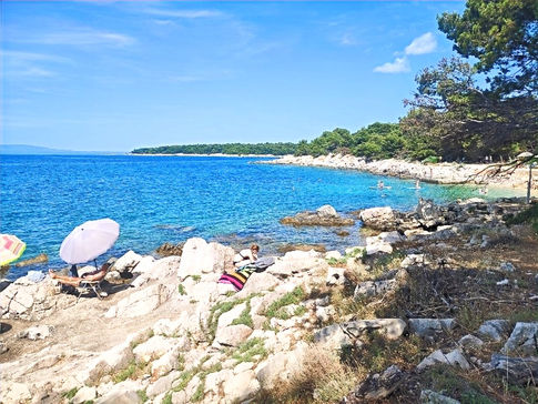 Frkanj Peninsular near Rab Town, Croatia.