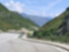Road between Himare & Saranda in Albania.