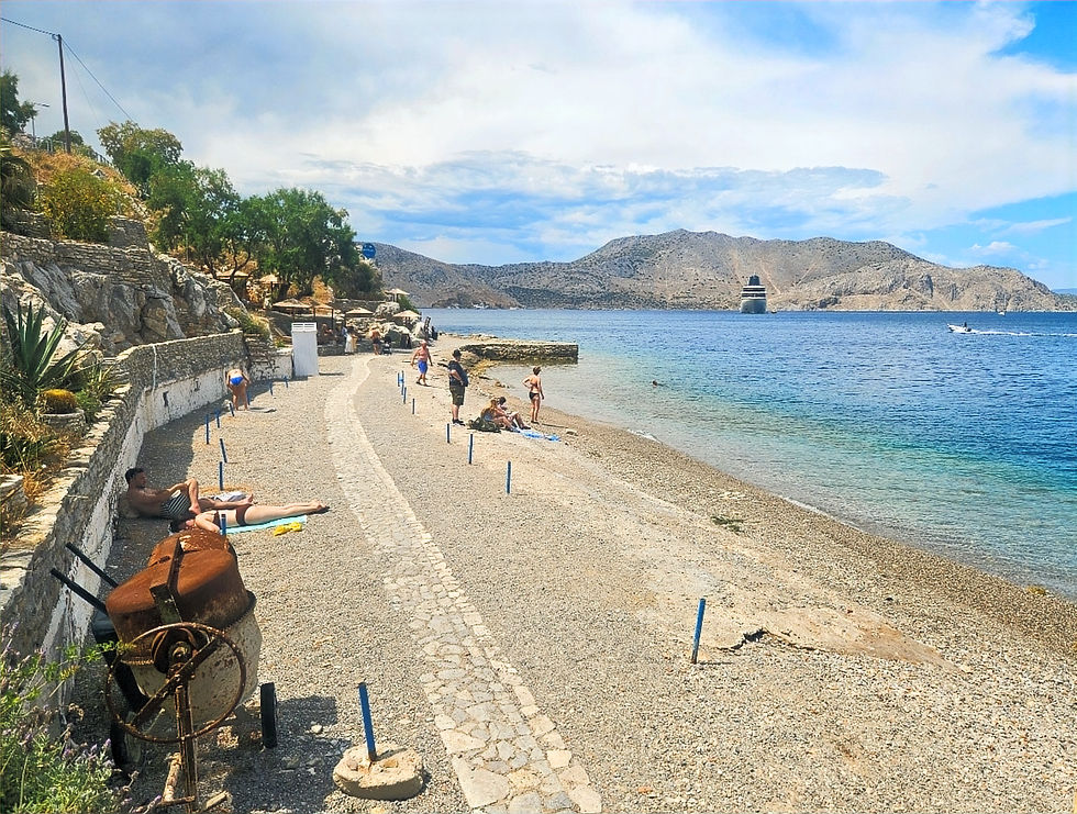 Nos Beach near Symi Town