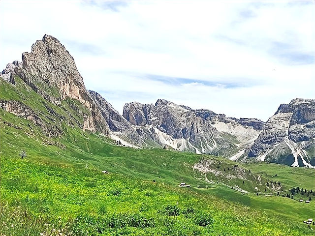 Hike in Seceda - The Dolomites, Italy.