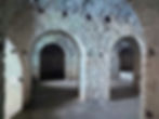 Vaults in Palermo Castle, Albania.