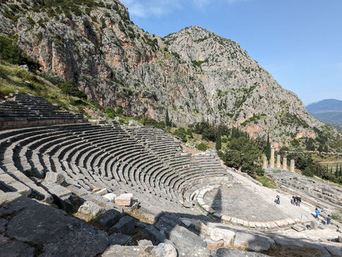 The Theatre at Delphi, Greece.