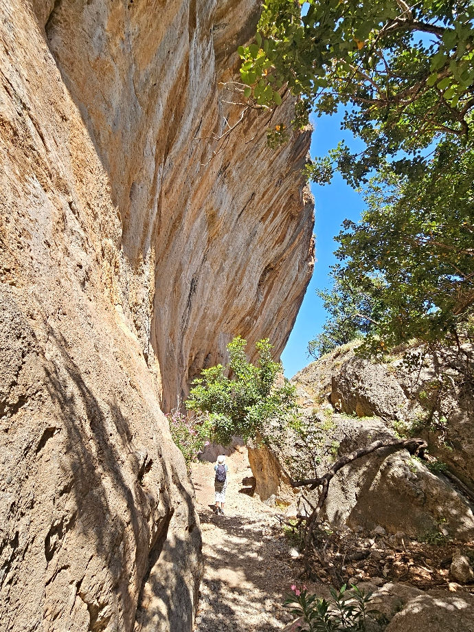 Lissos Gorge in Crete.