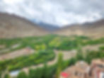 View from Matho Monastery near Leh in Ladakh