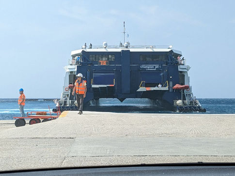 The Tinos to Andros ferry