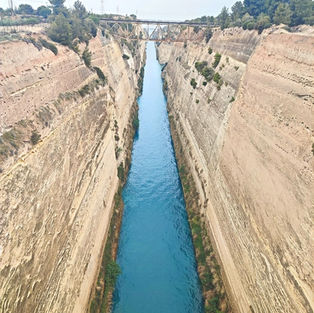 The Corinth Canal, Greece
