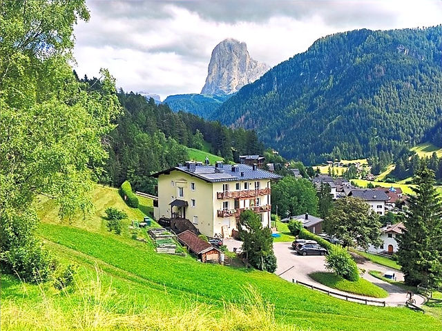 Our Apartment Building in Ortisei, Italy.