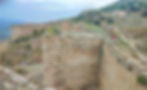 Acrocorinth in Corinth, Greece.