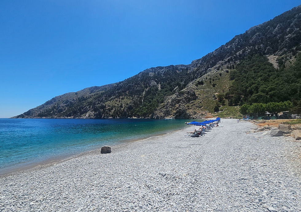Nanou beach on Symi