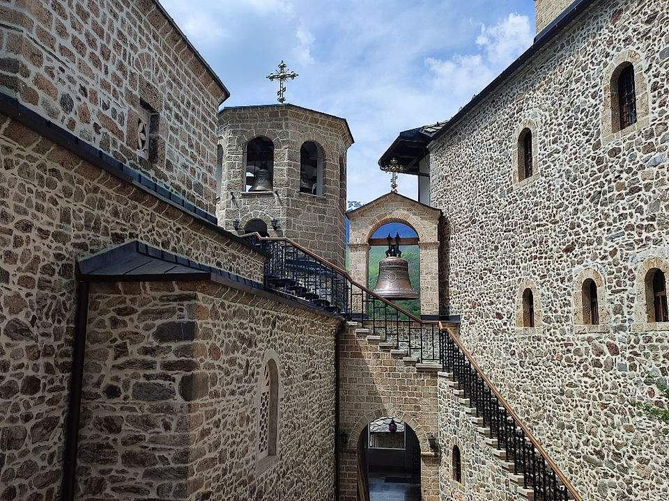 The Monastery of Sv Jovan Bigorski in North Macedonia.