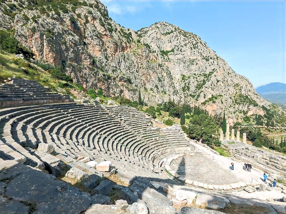 The Theatre at Delphi, Greece.