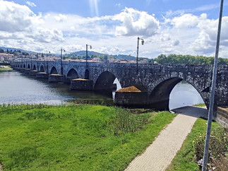 14th Century Bridge in Ponte de Lima, Portugal