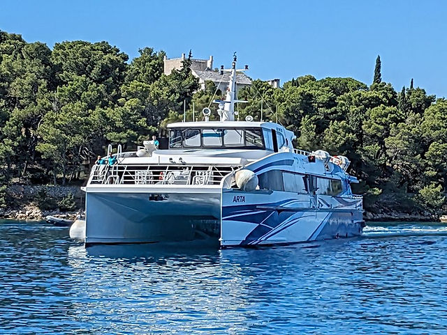 The ferry from Milna to Hvar Town.