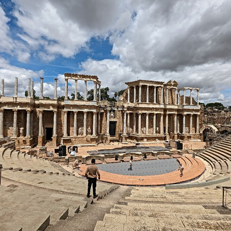 Roman theatre at Merida, Spain