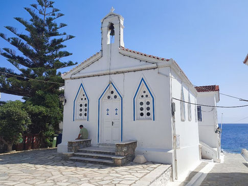 Andros Town in Greece.