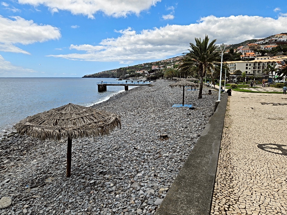 The beach at Santa Cruz, Madeira
