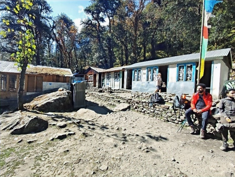 The River Side Hotel on the Langtang trek.