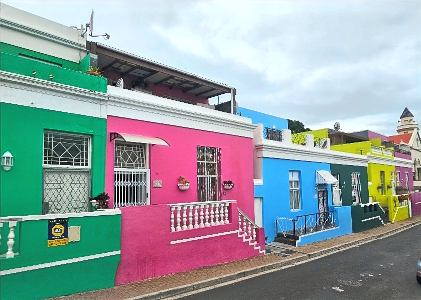 Cape Malay Houses in the Bo Kaap district, Cape Town