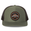 Thumbnail: Bent Brims Custom Trucker Patch Hat  (Olive/Black)