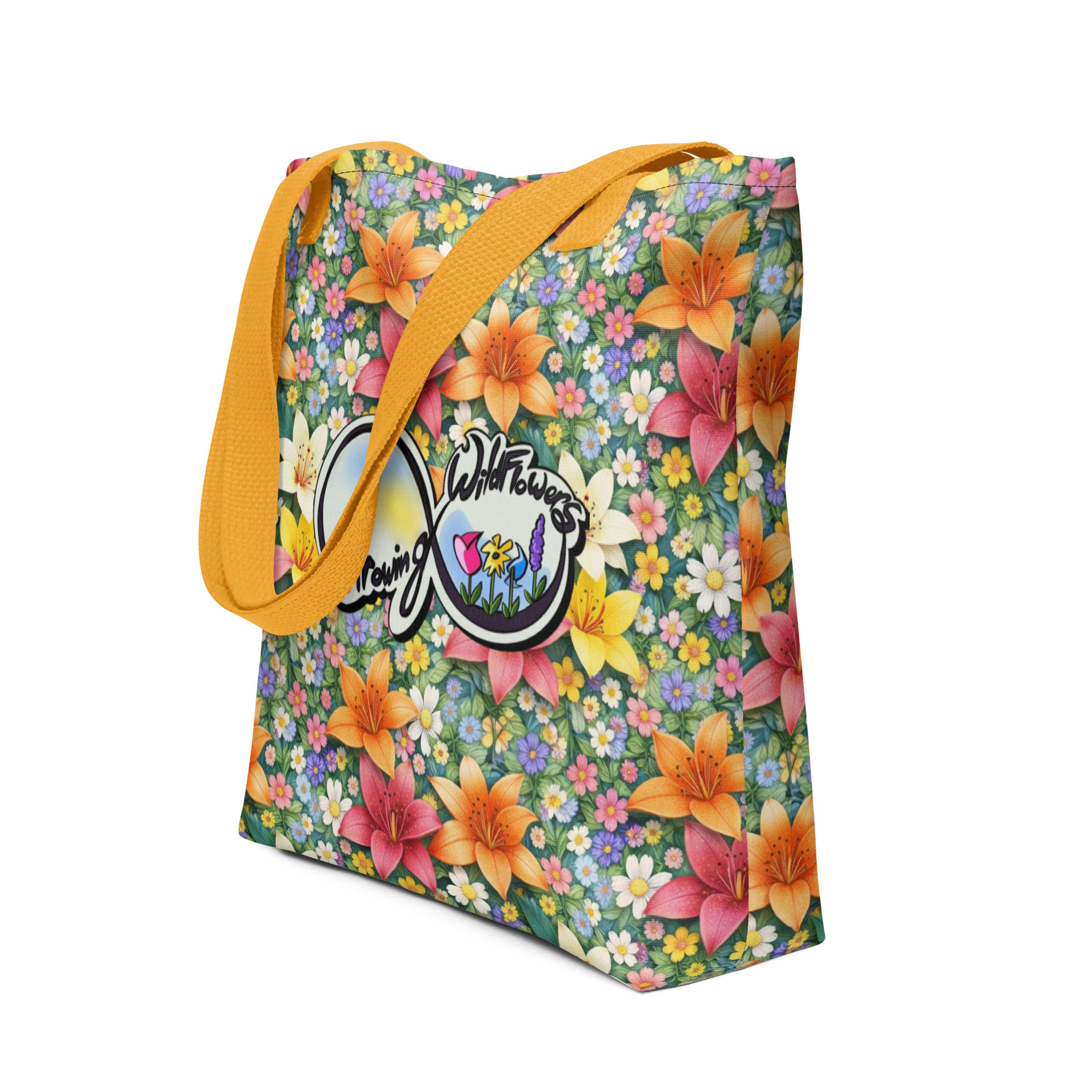 Lit Lilies Tote Bag