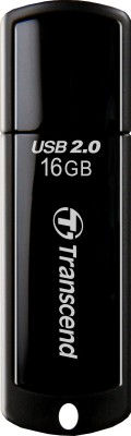 Transcend JetFlash 350 16 GB Pen Drive(Black)