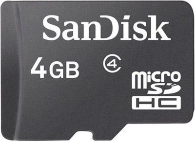 SanDisk 4 GB MicroSDHC Class 4 Memory Card