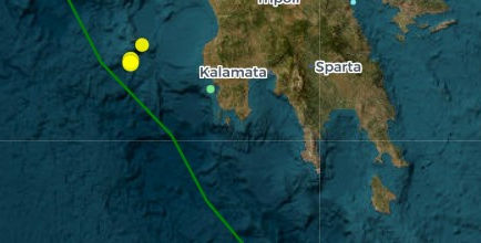 Δύο σεισμοί στα ανοιχτά των Φιλιατρών