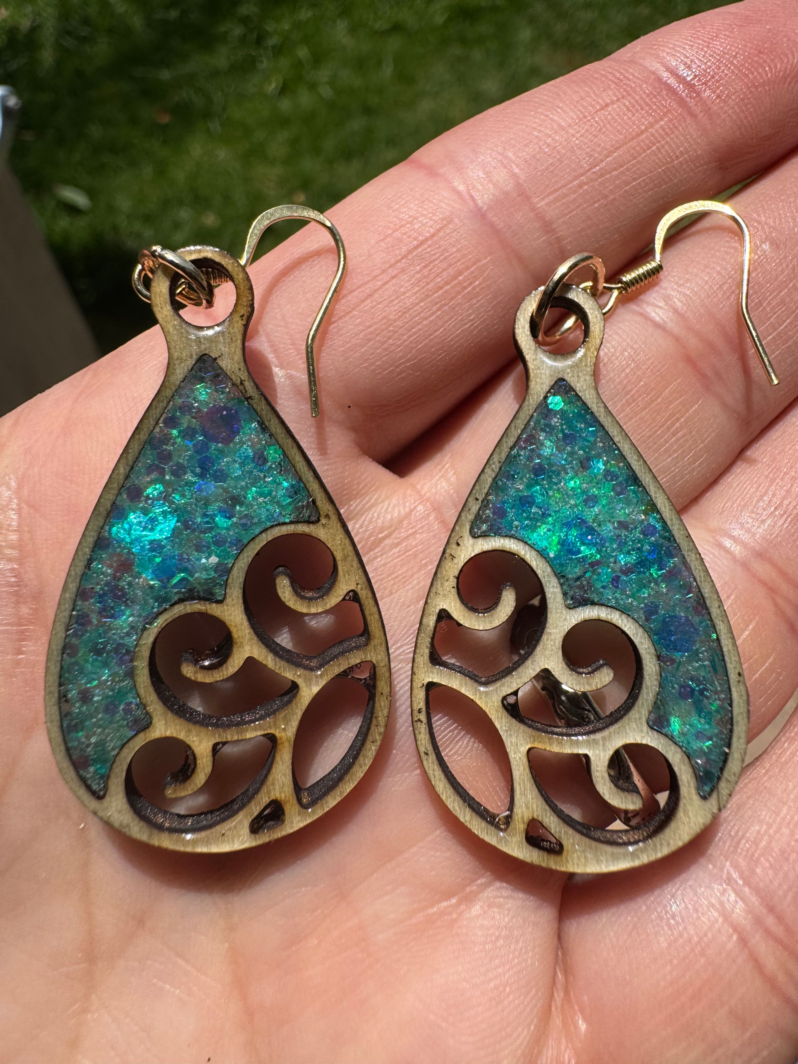 Mermaid Sunshine earrings