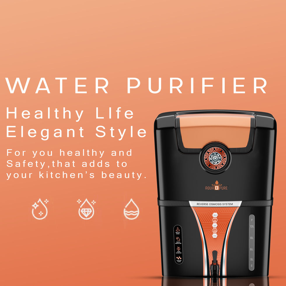 WATER PURIFIER: Healthy Life Elegant Style. Aquadpure Water Purifier
