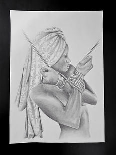 A4 Black and gray realism.