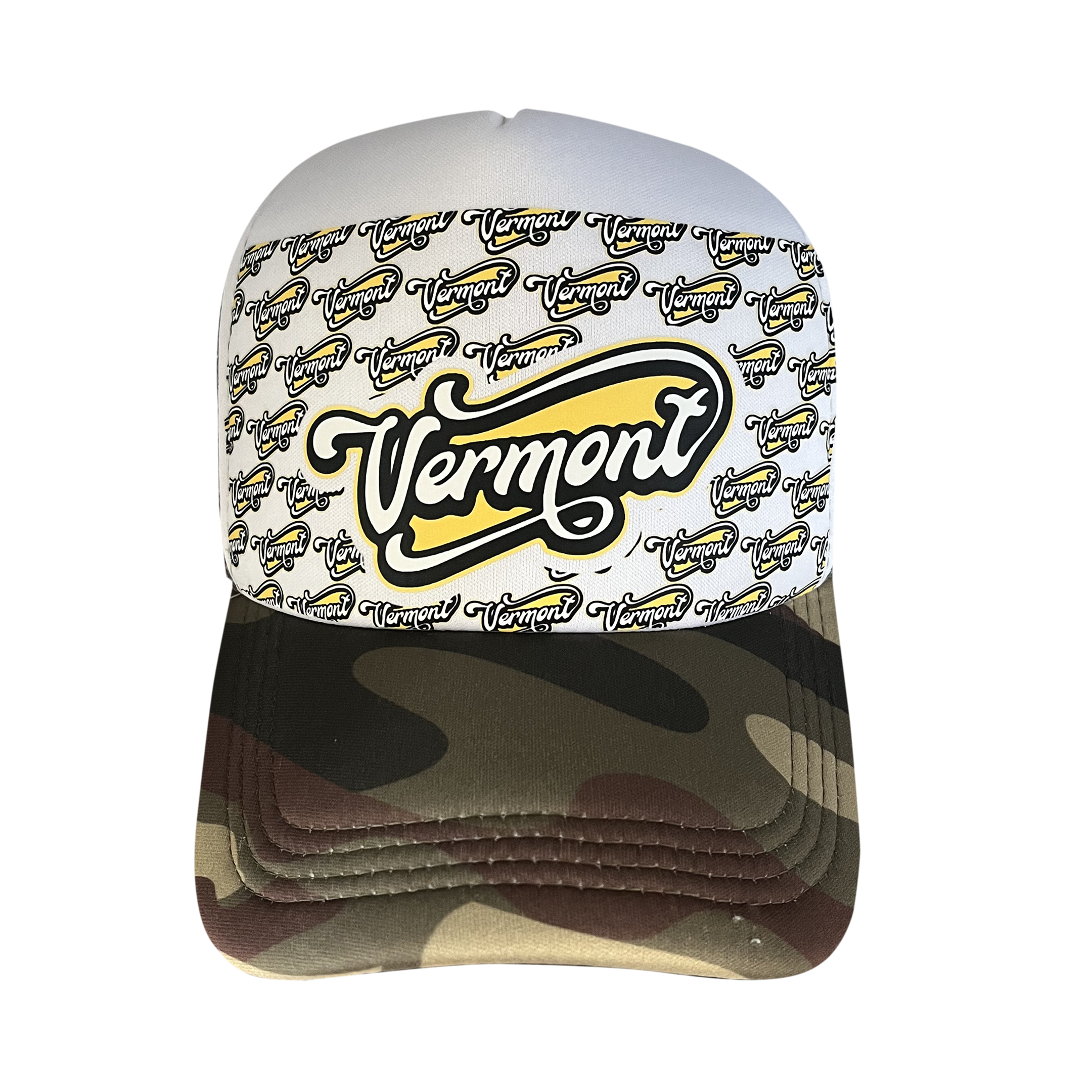 HAT VERMONT YELLOW PATTERN