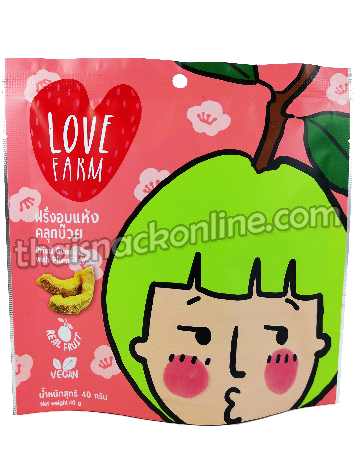 Love Farm - Dried Guava with Plum (40g)