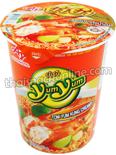 Yum Yum Cup - Shrimp Creamy Tom Yum (60g) | ThaiSnackOnline.com